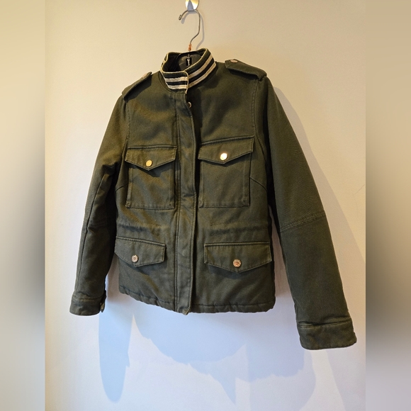 Zadig & Voltaire Military Jacket Khaki Size Small - Picture 3 of 15